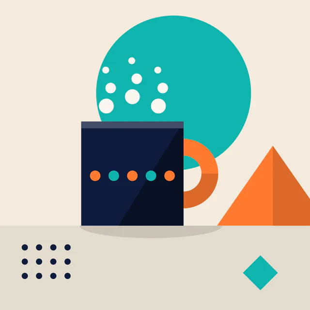 Geometric: Circles, squares and triangles only.