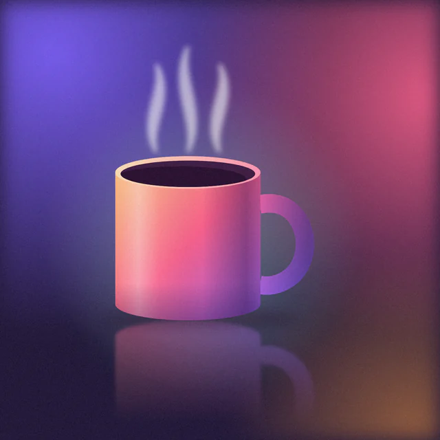 Gradients: Soft blurred colour fields.