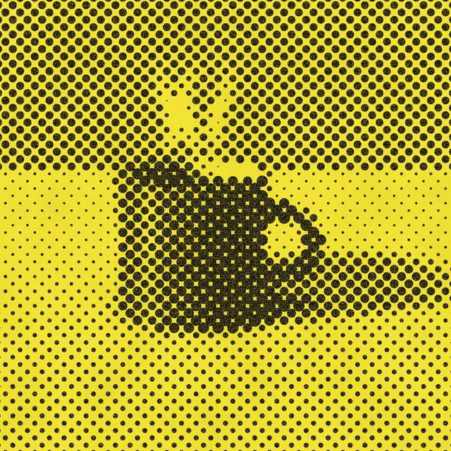 Halftone: Photos turned into printed dots.