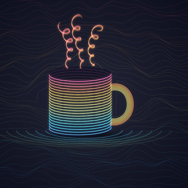 Line trails: Thin lines that flow in loops.