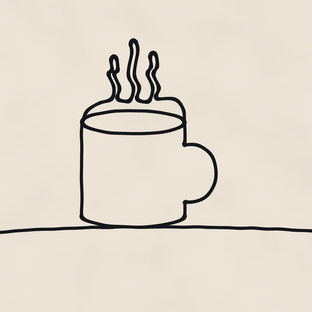 One line: A single unbroken line draws everything.