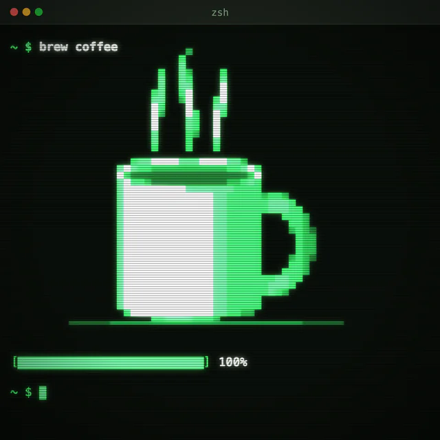 Terminal: Green text on a black command line.