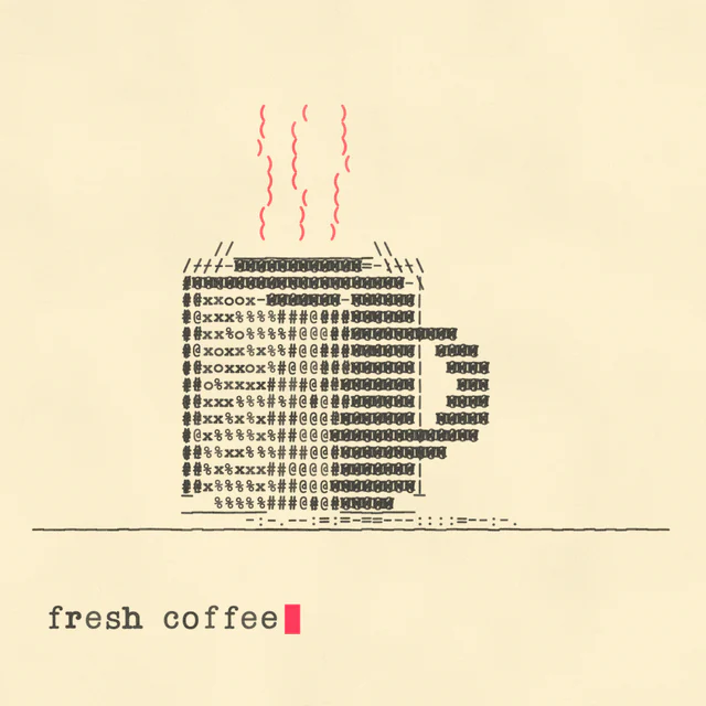 Typewriter: Words typed live behind a blinking cursor.
